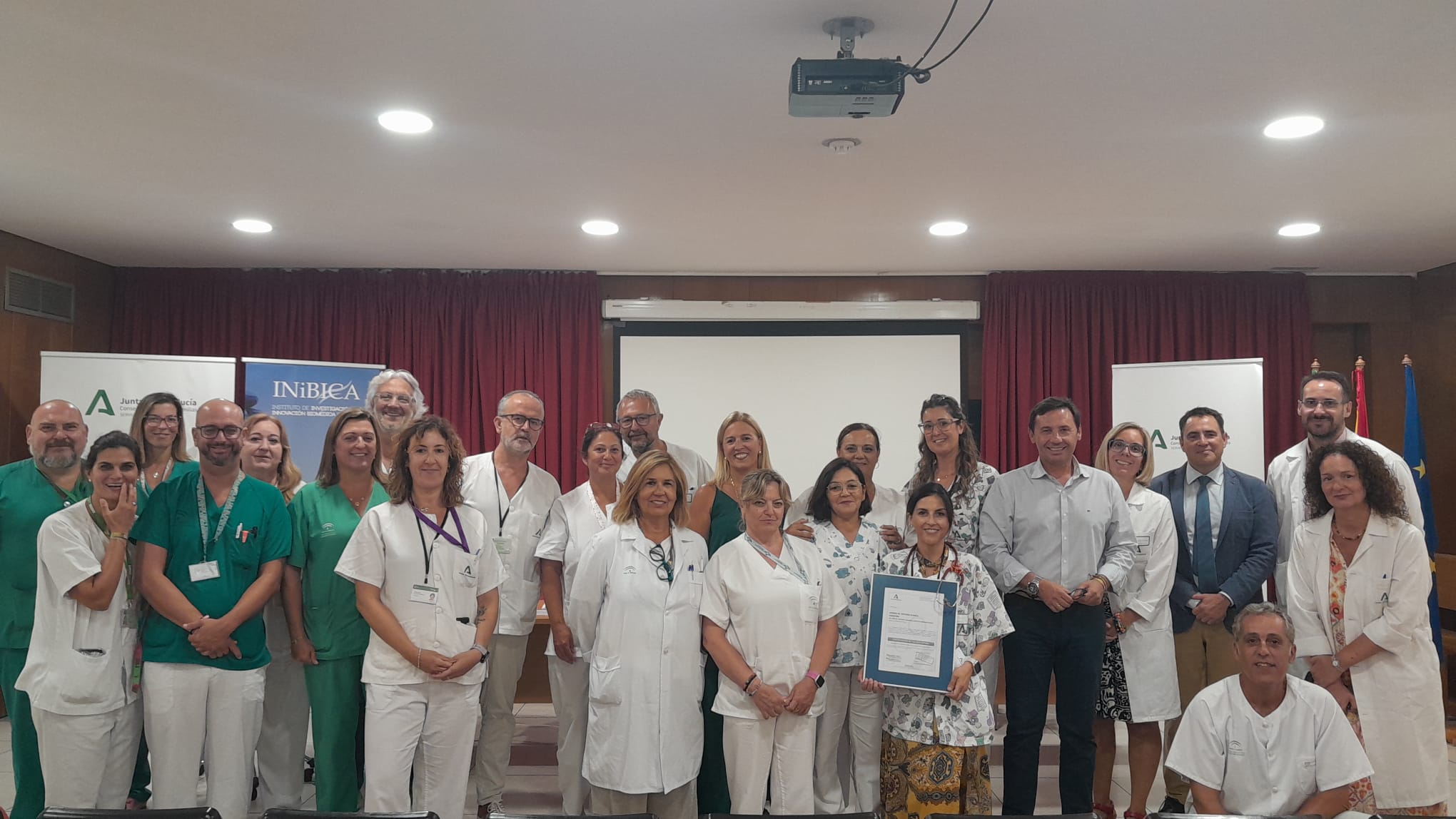 Acto certificado UGC Pediatria CampoGibraltarOeste