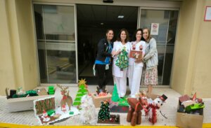 Donación de adornos navideños para nuestro centro hospitalario